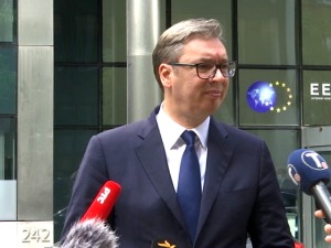 Вучић у Бриселу: Ни око чега нисмо успели да се договоримо, забринутији сам за безбедност Срба