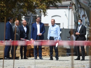 Завршни радови у КЦС, Вучић: Изгледаће као спејс шатл