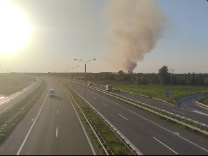 Пожар на депонији у Новом Саду