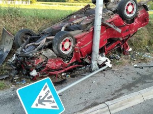 Тешка несрећа код Крушевца – погинуо младић, две особе повређене