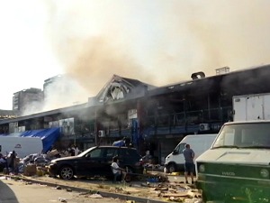 Кинески тржни центар после великог пожара – згариште и опомена