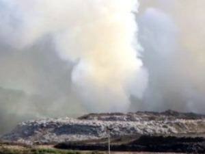 Термовизијско снимање депоније у Винчи где је избио пожар пре две недеље