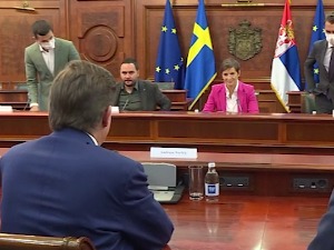 Брнабић са Норленом о односима Србије и Шведске