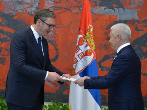 Вучић примио акредитивна писма амбасадора Казахстана, Индије и Азербејџана