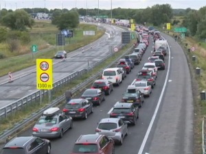 Велике гужве на Хоргошу и Батровцима