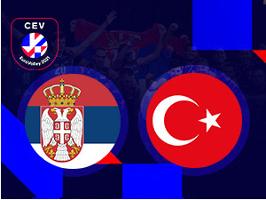 Одбојка - ЕП: Србија - Турска