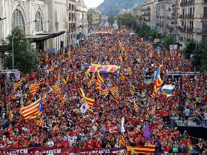 Протест у Каталонији, сепаратисти позивали на независност