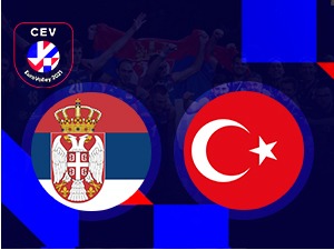 Одбојкаши Србије са Турском у дуелу за четвртфинале (20.30 РТС1)