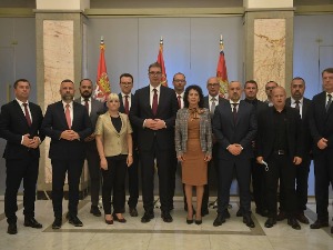 Вучић са представницима Српске листе