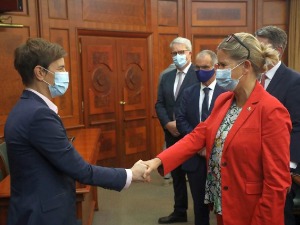 Делегација Сената Француске са Брнабићевом: Србија може да рачуна на подршку 