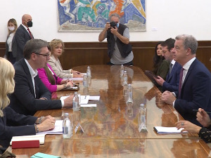 Вучић са Брамерцом о сарадњи Србије и Механизма за међународне кривичне судове