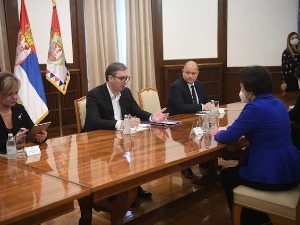 Вучић са амбасадорима Кине и Русије