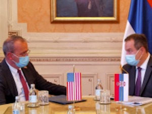 Дачић са Годфријем: Односи Србије и САД се развијају узлазном путањом