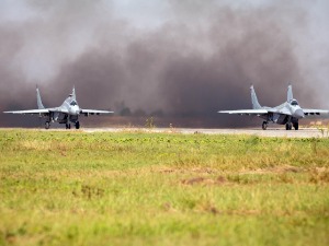 Српско-руска тактичка вежба "БАРС", летеће и хеликоптери Ми-35