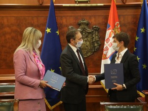 Жофре уручио премијерки извештај Европске комисије о напретку Србије