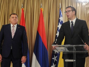 Вучић: Неће бити блокаде на Дрини; Додик: Нисам спреман да за РС жртвујем мир