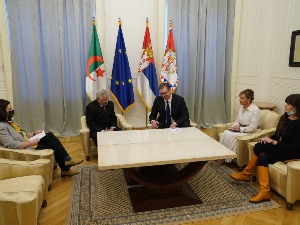 Вучић примио у опроштајну посету амбасадора Алжира