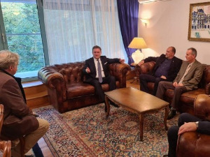 Селаковић са представницима Срба у Словачкој