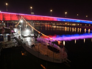 Oтворен рестаурирани речни монитор "Сава", брод с којег су 1914. испаљени први топовски хици на Београд