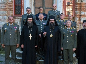 Генерал Мојсиловић у посети манастиру Хиландар