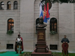 Откривена биста Александра Невског у Београду