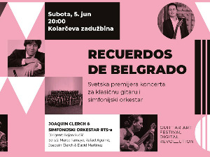 22. Београдски гитар арт фестивал: Концерт за гитару и оркестар - Recuerdos de Belgrado