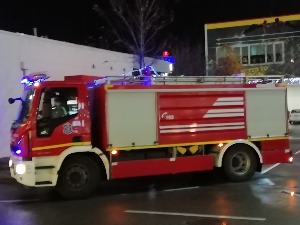 Зрењанин, локализован пожар у тржном центру