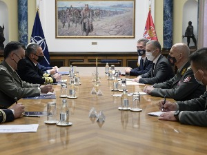 Састанак Стефановића са командантом НАТО-а 