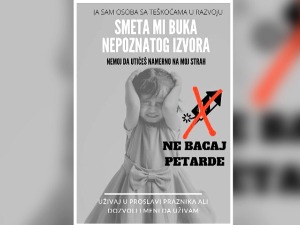 Не бацај петарде – да децу са аутизмом поштедимо стреса 