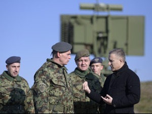 Стефановић обишао 1. бригаду Kопнене војске у Сремској Митровици
