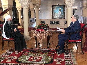 Патријарх Порфирије за РТС: Цркву нико не може да држи у џепу и користи је кад му је потребна