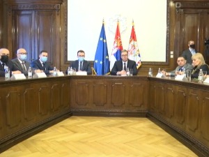 Вучић са представницима Срба са Косова и Метохије