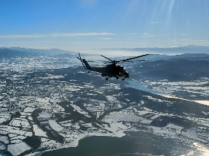 Летачка обука на хеликоптерима у зимским условима