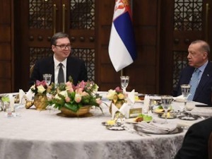 Ердоган приредио свечану вечеру у част Вучића
