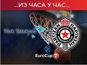Турк Телеком бољи од Партизана у Анкари