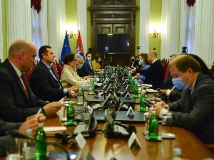 Састанак европарламентараца са представницима Привременог тела за праћање медија