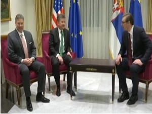 Вучић са Ескобаром и Лајчаком: Наставак дијалога и испуњавање обавеза