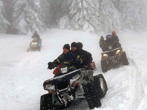 Тренинг МУП-а у спасавању и пружању помоћи у зимским условима
