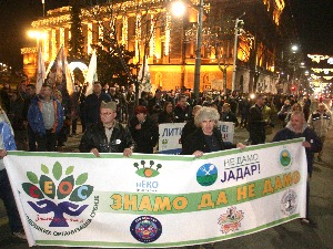 Завршен еколошки протест, активисти кампују у Пионирском парку