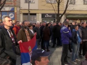 Протест пољопривредника у Шапцу