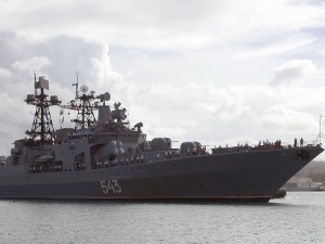 Блиски сусрет руске фрегате и америчке подморнице