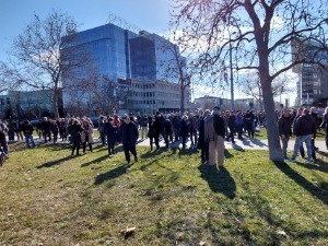 Протест еколошких организација у Београду, захтев да се трајно забрани ископавање бора и литијума