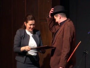 Воја Раонић - најбољи глумац 18. Аматерских глумачких свечаности у Пожаревцу