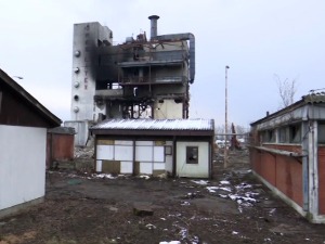 Угашен пожар у кругу некадашњег предузећа "Латекс"