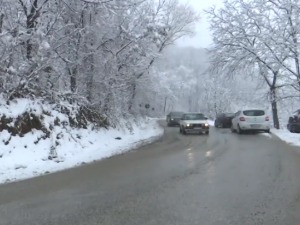 Снег у Моравичком округу и Поцерини