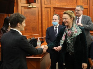 Брнабићева са генералном секретарком СЕ: Србија наставља са реформама у оквиру евроинтеграција