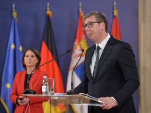 Вучић и Бербокова: Најважнији мир и стабилност, дијалогом до решења питања КиМ