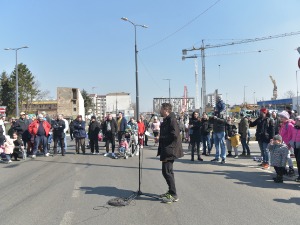 Протест грађана из београдског насеља Степа Степановић, траже школу и вртић