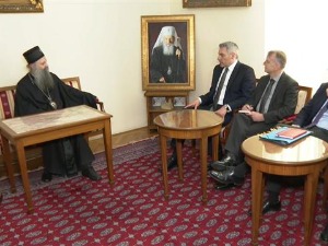 Патријарх Порфије примио аустријског канцелара Нехамера