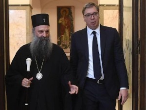Патријарх предочио иницијативу за подршку избеглицама из Украјине, Вучић обећао додатну помоћ